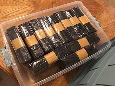 cloth dinner napkins (dark gray) - 18 x 18