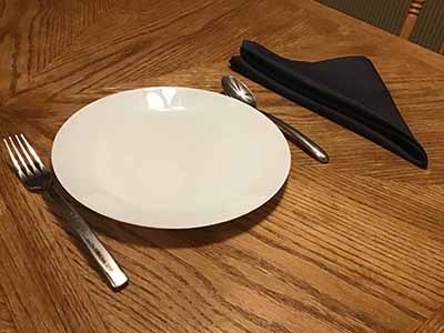 cloth dinner napkins (dark gray) - 18 x 18