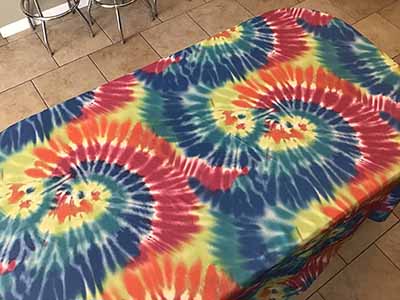 round tablecloths (tie-dye) - 108