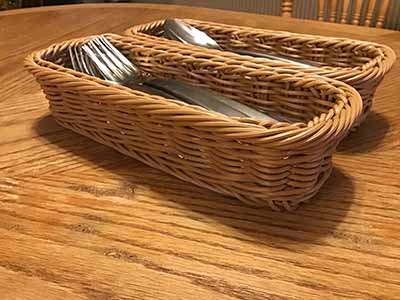 silverware baskets (4 x 10)