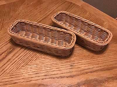 silverware baskets (4 x 10)