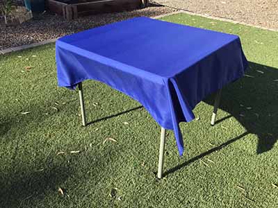 square tablecloths (royal blue) - 54
