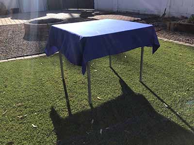 square tablecloths (royal blue) - 54