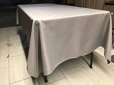 rectangle tablecloths (gray) - 60 x 102