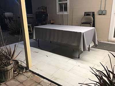 rectangle tablecloths (gray) - 60 x 102