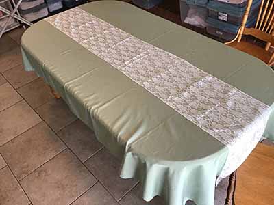 table runners (lace, white) - 14 x 108