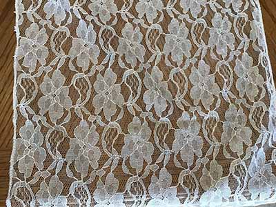 table runners (lace, white) - 14 x 108