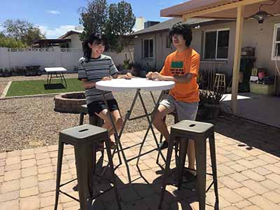 bar stools (steel, dark gray/graphite) - 30 high