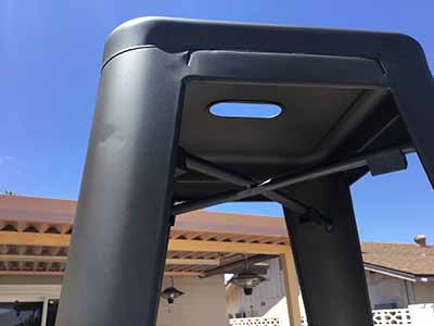 bar stools (steel, dark gray/graphite) - 30 high