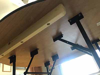 4 foot round tables (wood top)