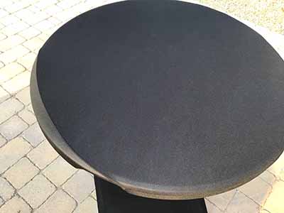 spandex cocktail table covers (black)