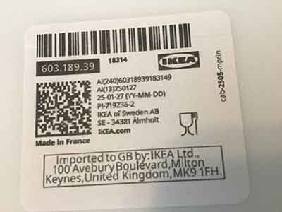 salad plates - glass (white, Oftast) - 7 1/2”