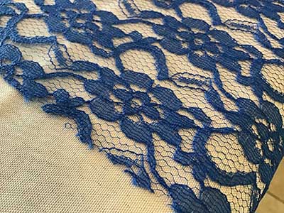 table runners (lace, royal blue) - 12 x 108