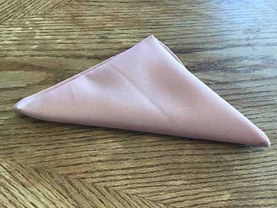 cloth dinner napkins (dusty rose/mauve, morning tint) - 17 x 17