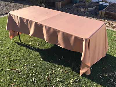 rectangle tablecloths (latte rose) - 60 x 120