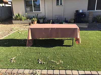 rectangle tablecloths (latte rose) - 60 x 120