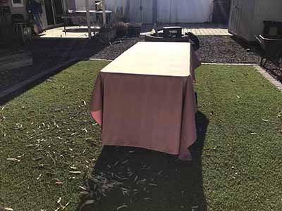 rectangle tablecloths (latte rose) - 60 x 120