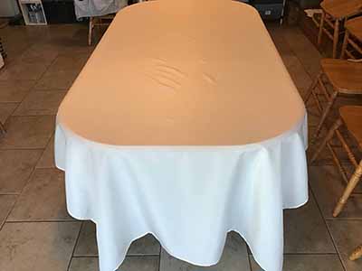 rectangle tablecloths (ivory) - 60 x 126