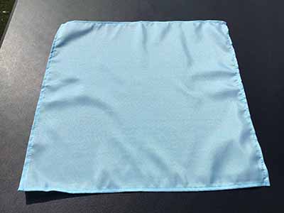 cloth dinner napkins (light blue) - 17 x 17