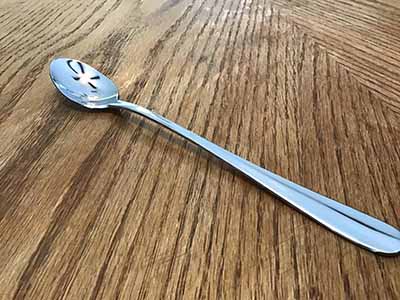 iced tea spoon (stainless steel, Acopa Brigitte 8 18/10 heavy weight)