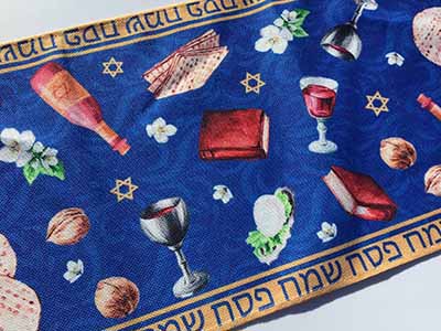 table runners (Passover, Jewish seder matzo) - 13 x 72