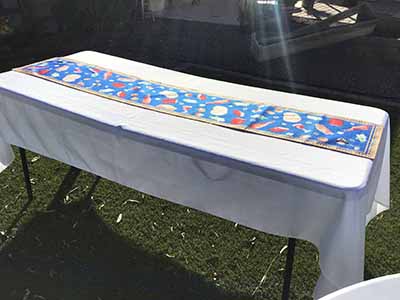 table runners (Passover, Jewish seder matzo) - 13 x 72