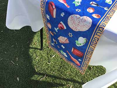 table runners (Passover, Jewish seder matzo) - 13 x 72