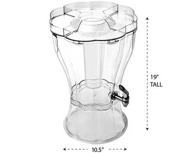3.5 gallon Party Top Beverage Dispenser (with ice core)