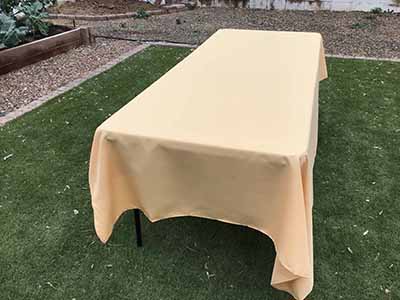 rectangle tablecloths (peach) - 60 x 102