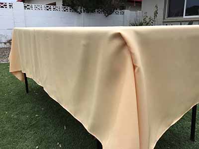 rectangle tablecloths (peach) - 60 x 102