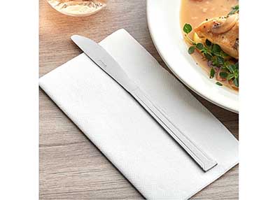 dinner knives / butter knives (stainless steel, Choice Dominion, 8 3/8)