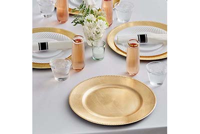charger plates (gold) - 13