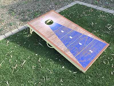 cornhole beanbag toss set
