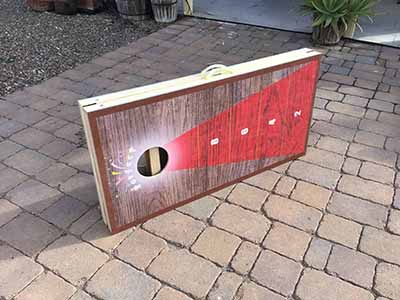 cornhole beanbag toss set