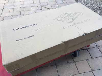 cornhole beanbag toss set