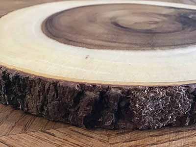 wood serving platter (10-11 diameter)