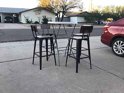 31 inch round pedestal tables