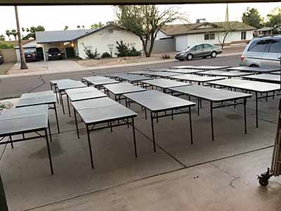 6 foot rectangle tables (budget)