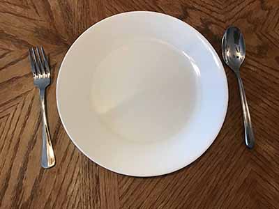 dinner forks (stainless steel, Winco 0034-05 Stanford Extra Heavy 18/8)