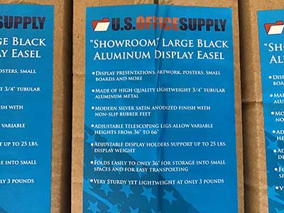 easel (black aluminum)