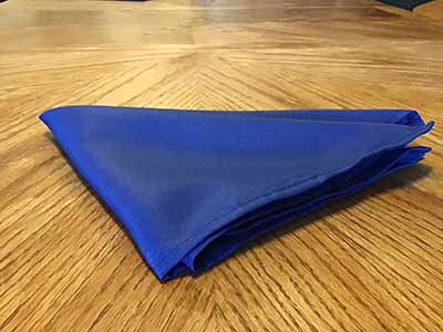 cloth dinner napkins (royal blue) - 17 x 17