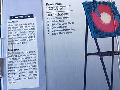 axe throwing set (small)