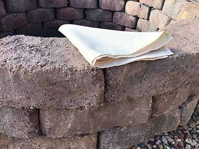 cloth dinner napkins (beige) - 17 x 17