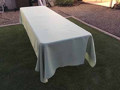 rectangle tablecloths (sage green) - 60 x 126