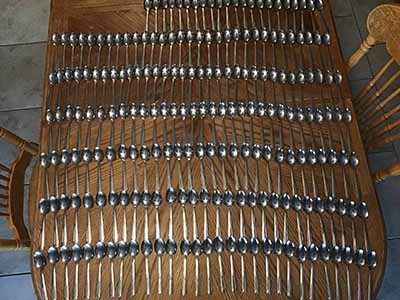 teaspoons (stainless steel, Choice Dominion 5 7/8, 18/0)