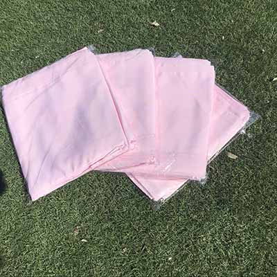 table runners (pastel pink) - 12 x 108