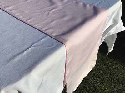 table runners (pastel pink) - 12 x 108