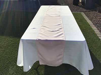 table runners (pastel pink) - 12 x 108