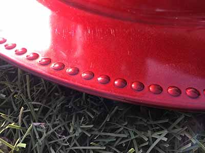 charger plates (red) - 13