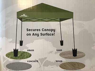deluxe canopy anchor bags